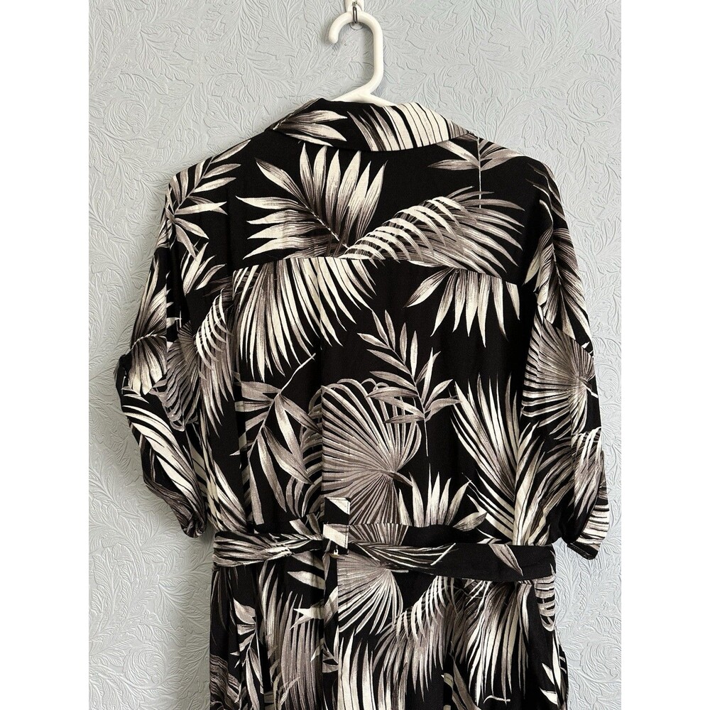 NWT Torrid Size 3X 3 Palm Leaves Mini Slub Dress C23 - Picture 7 of 10
